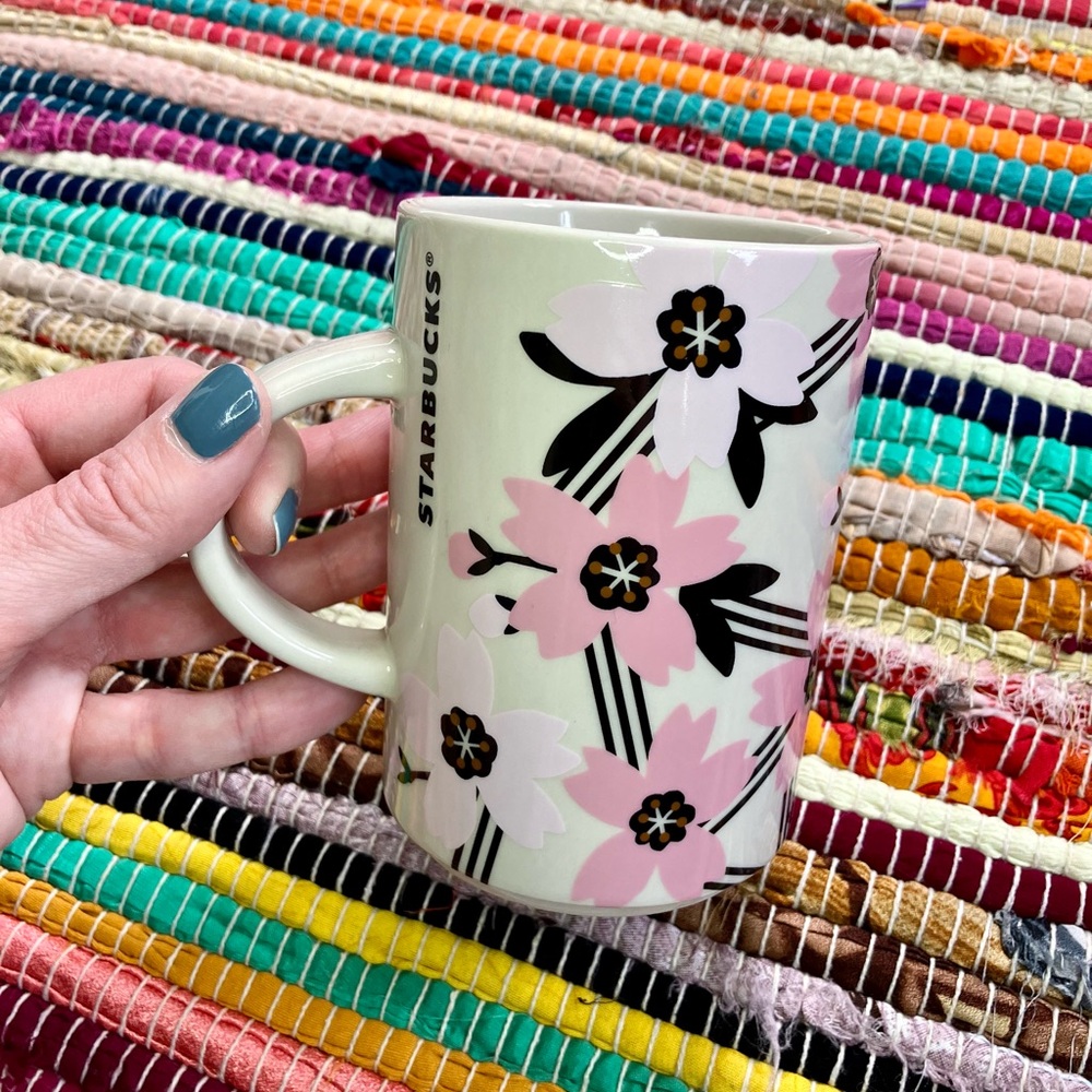 Starbucks ~ Cherry Blossom ceramic mug 12 oz